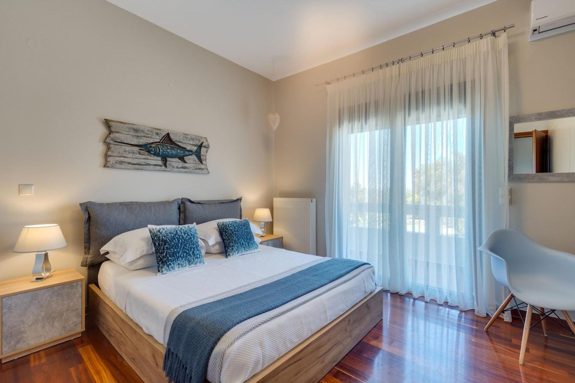 Villa Ampelaki - Premium Villa With Heated Pool Кунупидиана Экстерьер фото